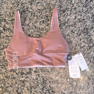 Cotton on Body deep taupe sport bra tank NWT XS